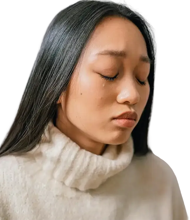 A photo of intimacy between a man and a woman.