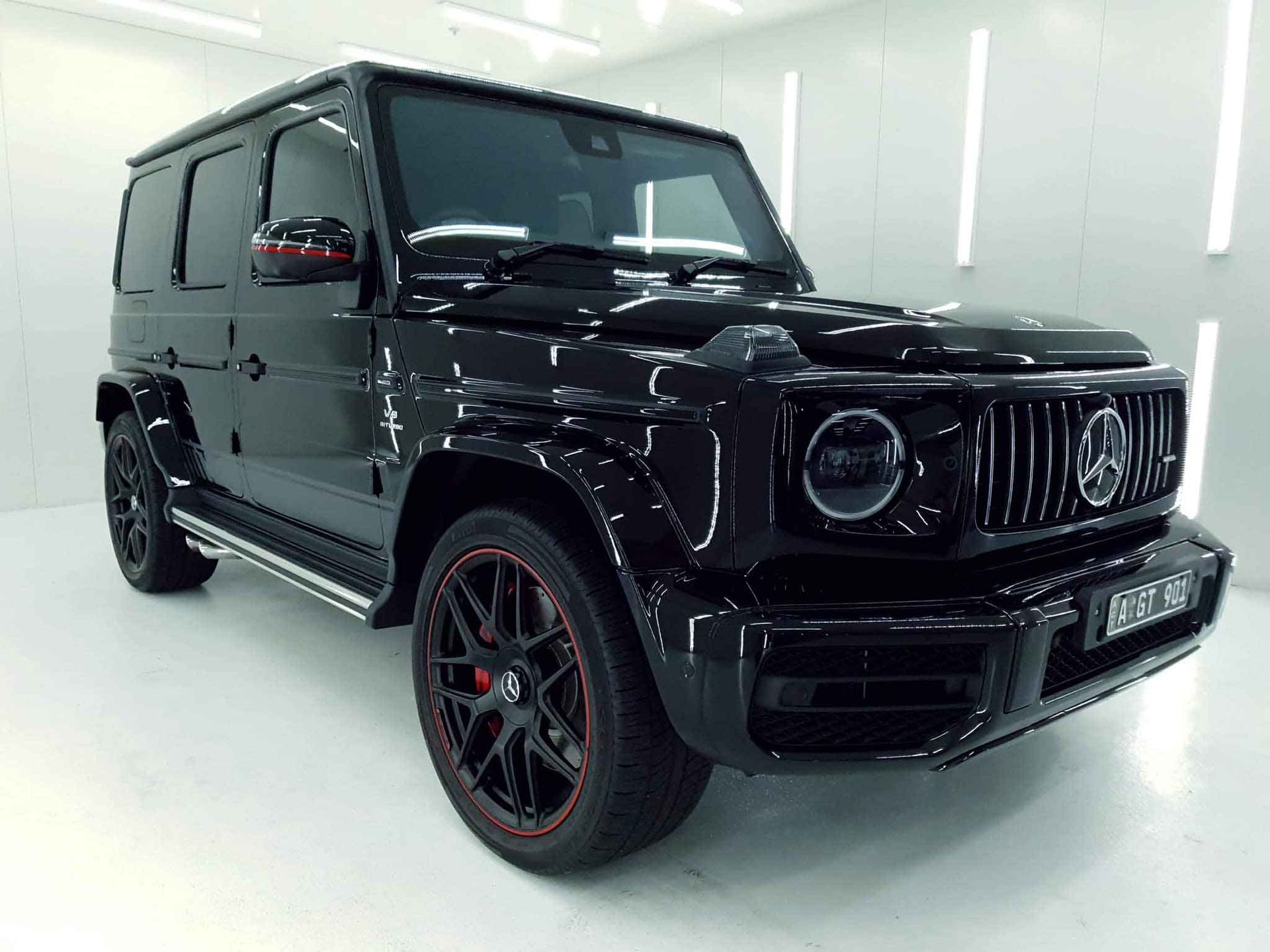 Black Mercedes Benz Car — Car Ceramic Coating in Fyshwick, ACT