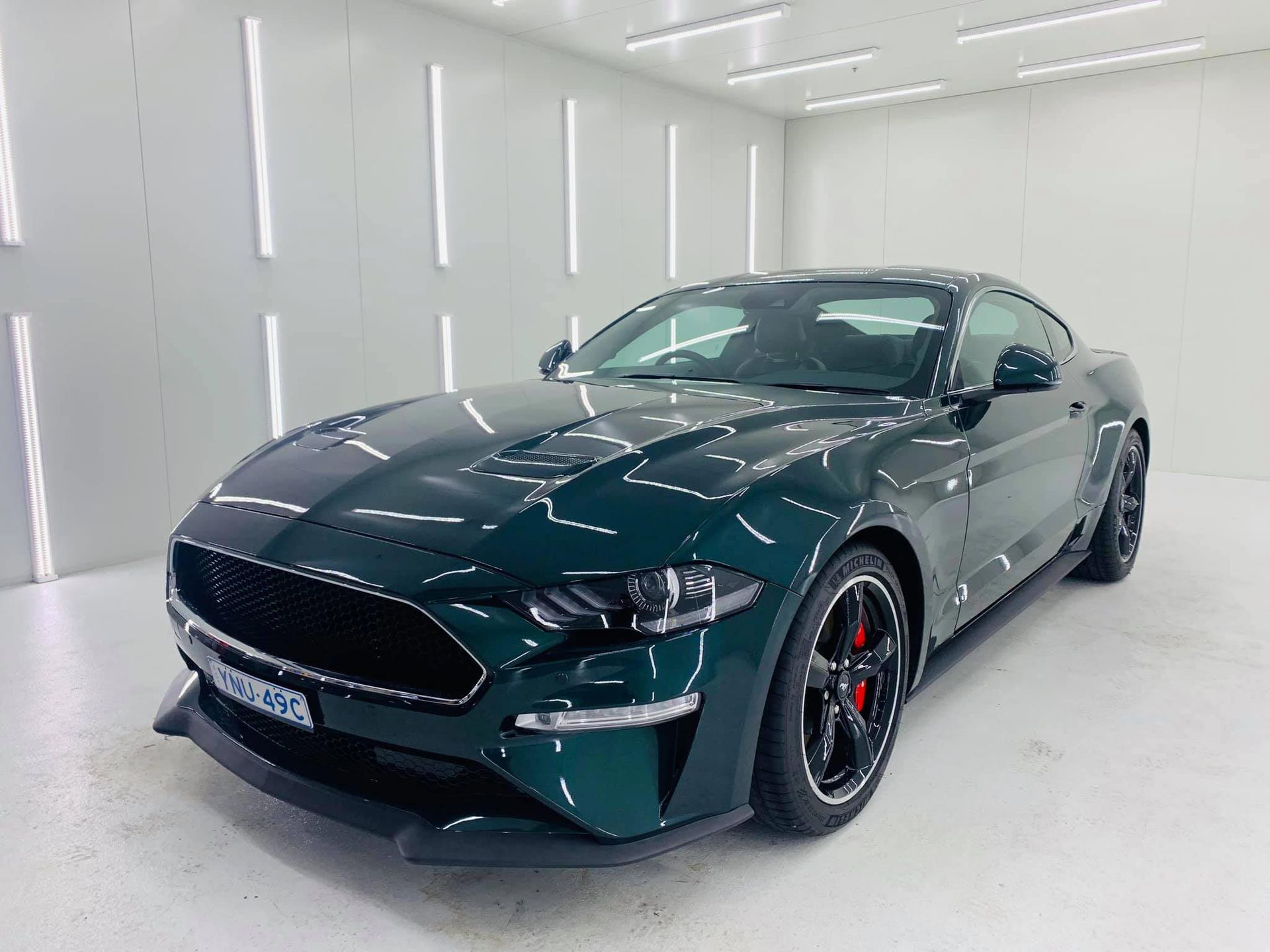 Dark Green-Blue Car — Car Ceramic Coating in Fyshwick, ACT