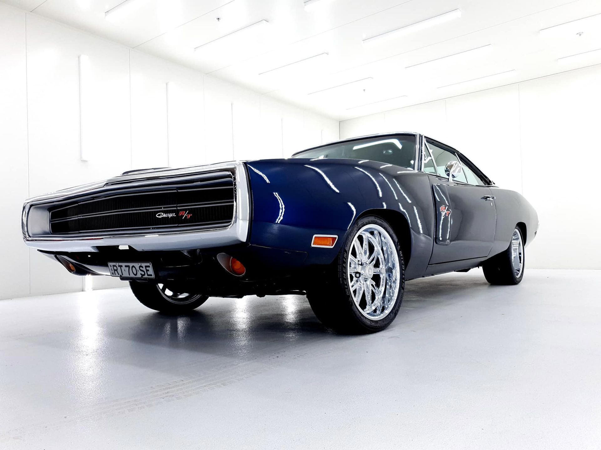 View Side Right And Dark Blue Car — Car Ceramic Coating in Fyshwick, ACT