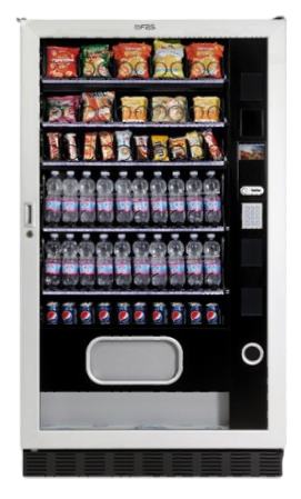 un distributore automatico di bevande e snack