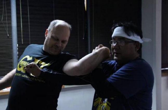 David Beck demonstrating