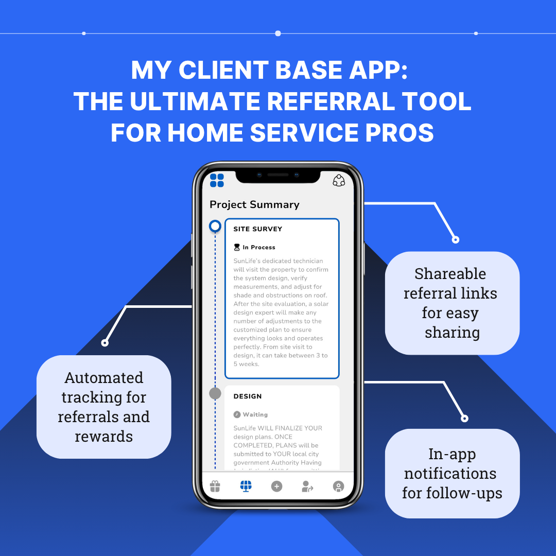 Introducing MyClientBase App: The Ultimate Referral Tool for Home Service Pros