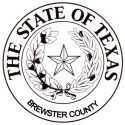The seal of the state of texas brewster county