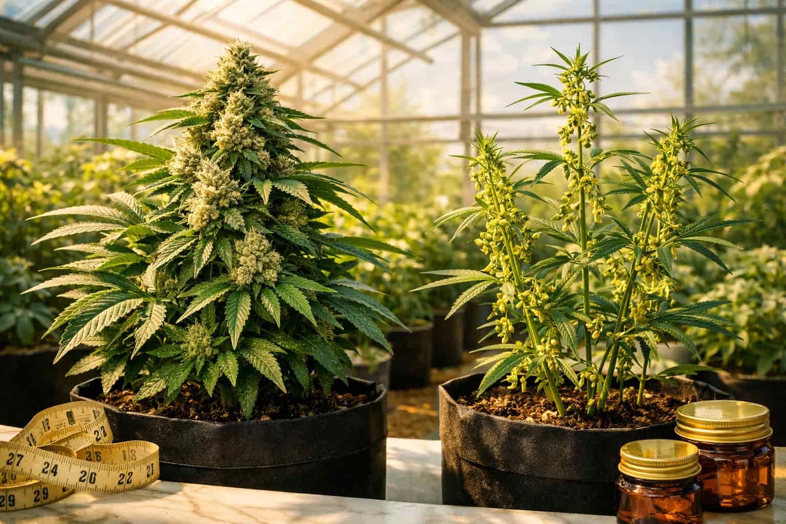 Male vs Female Weed Plant