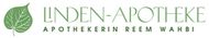 A logo for linden-apotheke apothekerin reem wandi