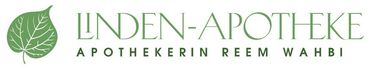 A logo for linden-apotheke apothekerin reem wandi