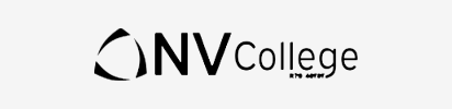 NVC group logo with a black triangular design and the text