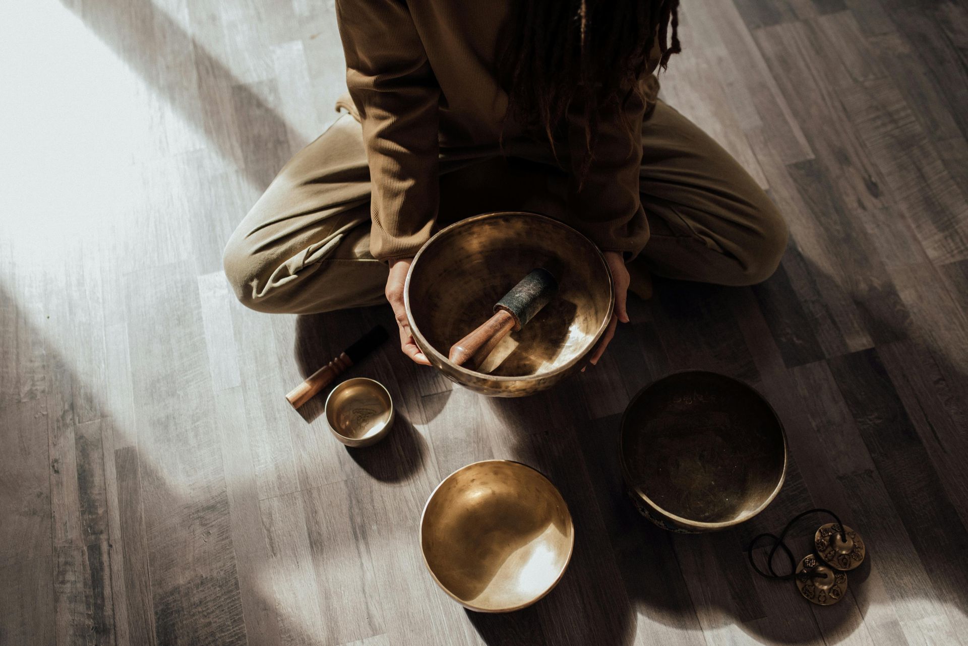 Sound bath meditation