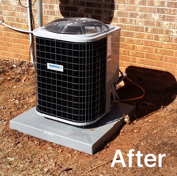 After Air Conditioners Place On Outside - Rock Hill, SC - Lighthouse Heating & Cooling Specialists Inc
