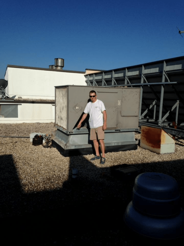 Standing On Conditioners Placed On Outside - Rock Hill, SC - Lighthouse Heating & Cooling Specialists Inc