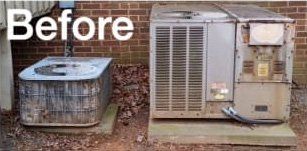Before Rusty Air Conditioners - Rock Hill, SC - Lighthouse Heating & Cooling Specialists Inc