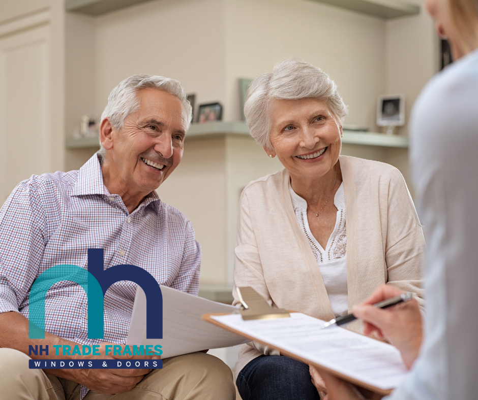 Two domestic customers during a home visit survey