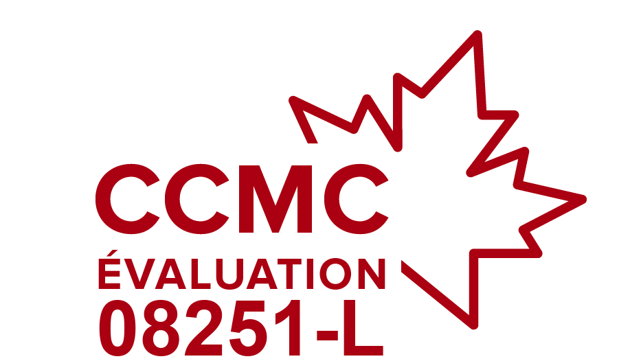 CCMC logo with maple leaf outline, and the text 