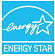 ENERGY STAR logo: Blue arched shape with a star and text 