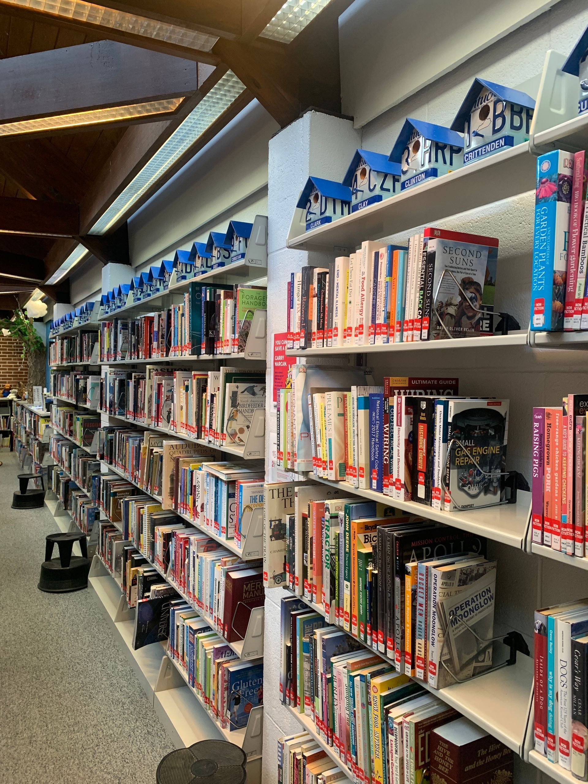 Picture of book stacks