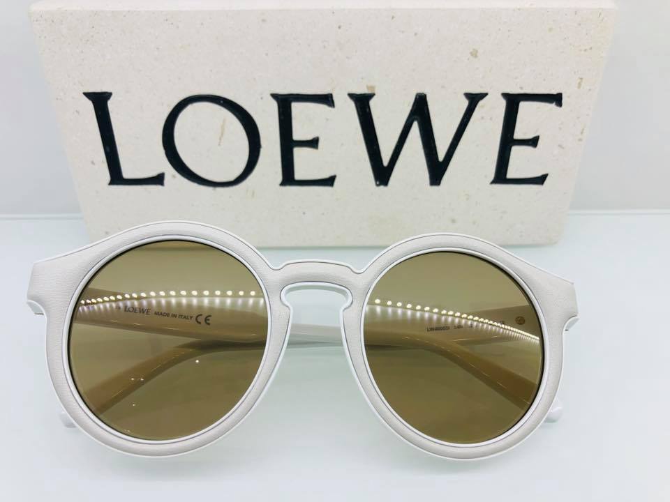 occhiali da sole bianchi loewe