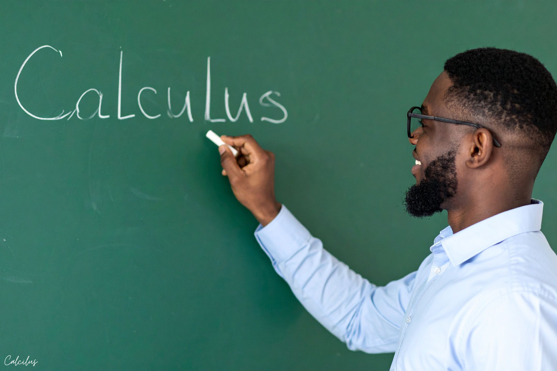 student answering ap calculus
