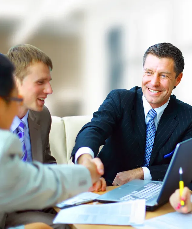 People shaking hands