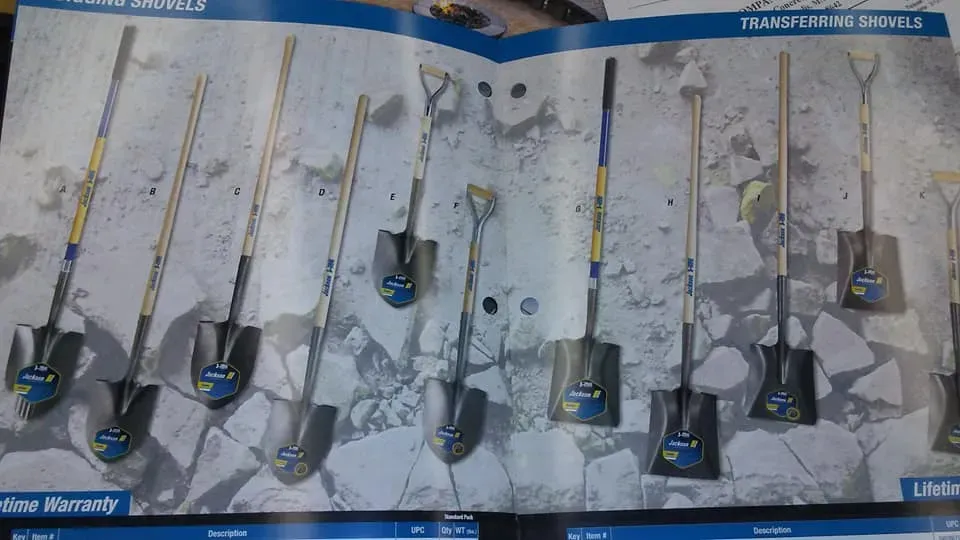 Ames & Jackson Shovels — Minneapolis, MN — Landscape & Concrete Center