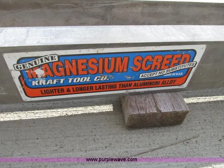 Magnesium Screed — Minneapolis, MN — Landscape & Concrete Center