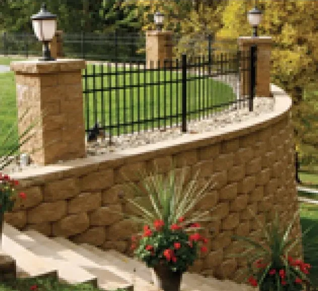 Classic Brown Rochester Wall — Minneapolis, MN — Landscape & Concrete Center