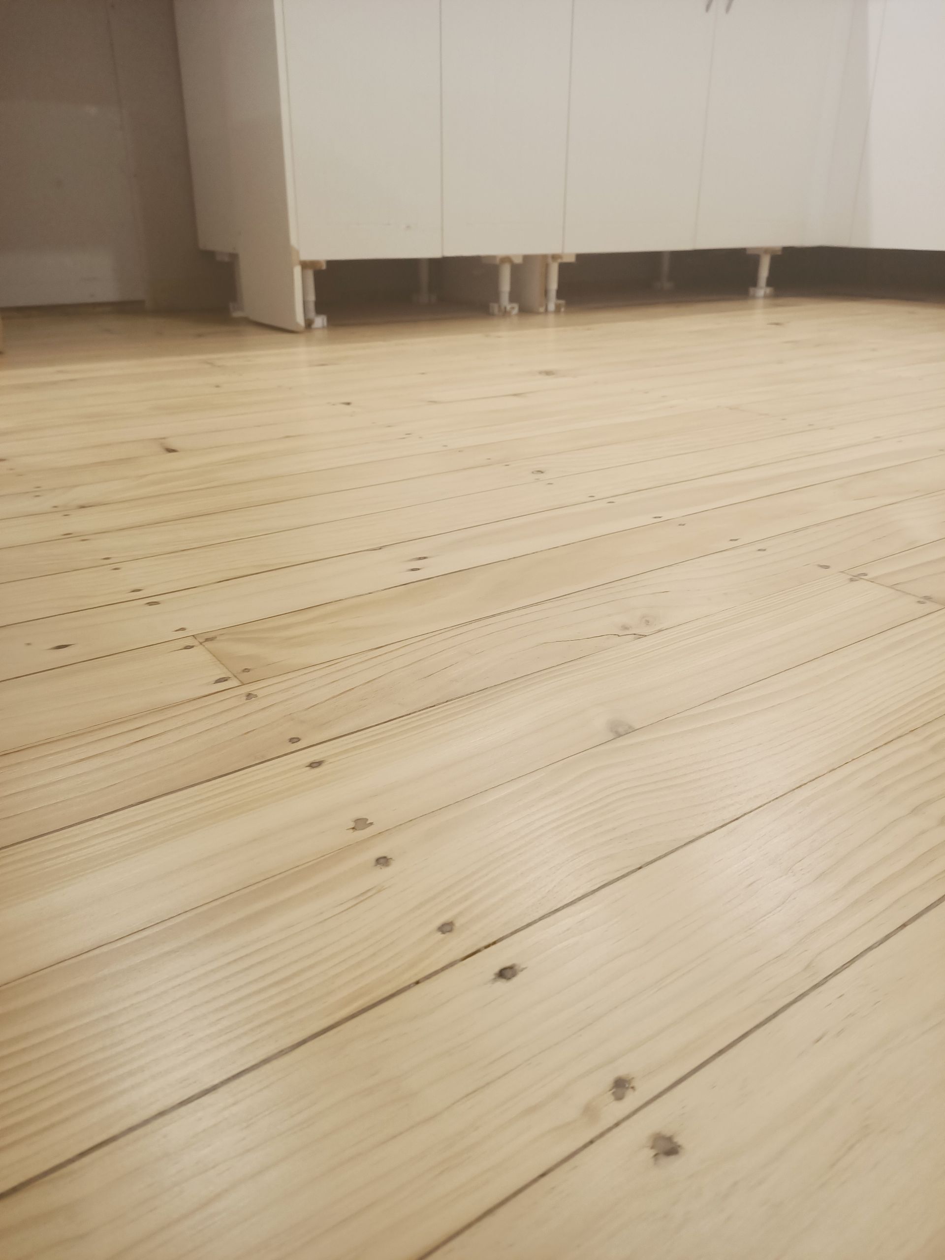 Mighty Bull Floor Sanding pine floor after image