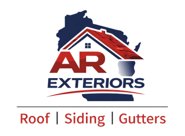 The logo for ar exteriors roofing siding and remodeling