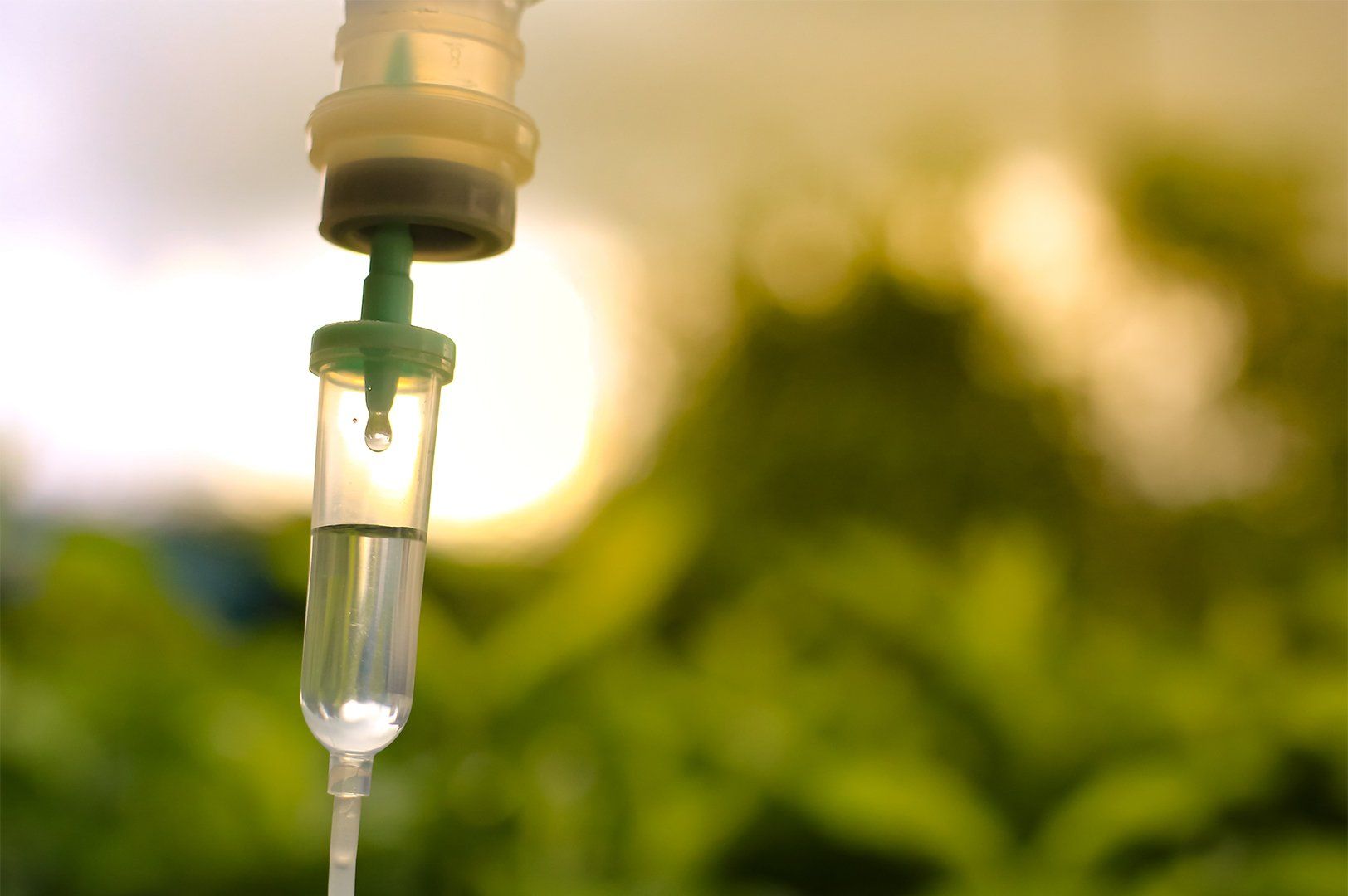 IV Drip ,Focus Drop on Focus in intravenous drip