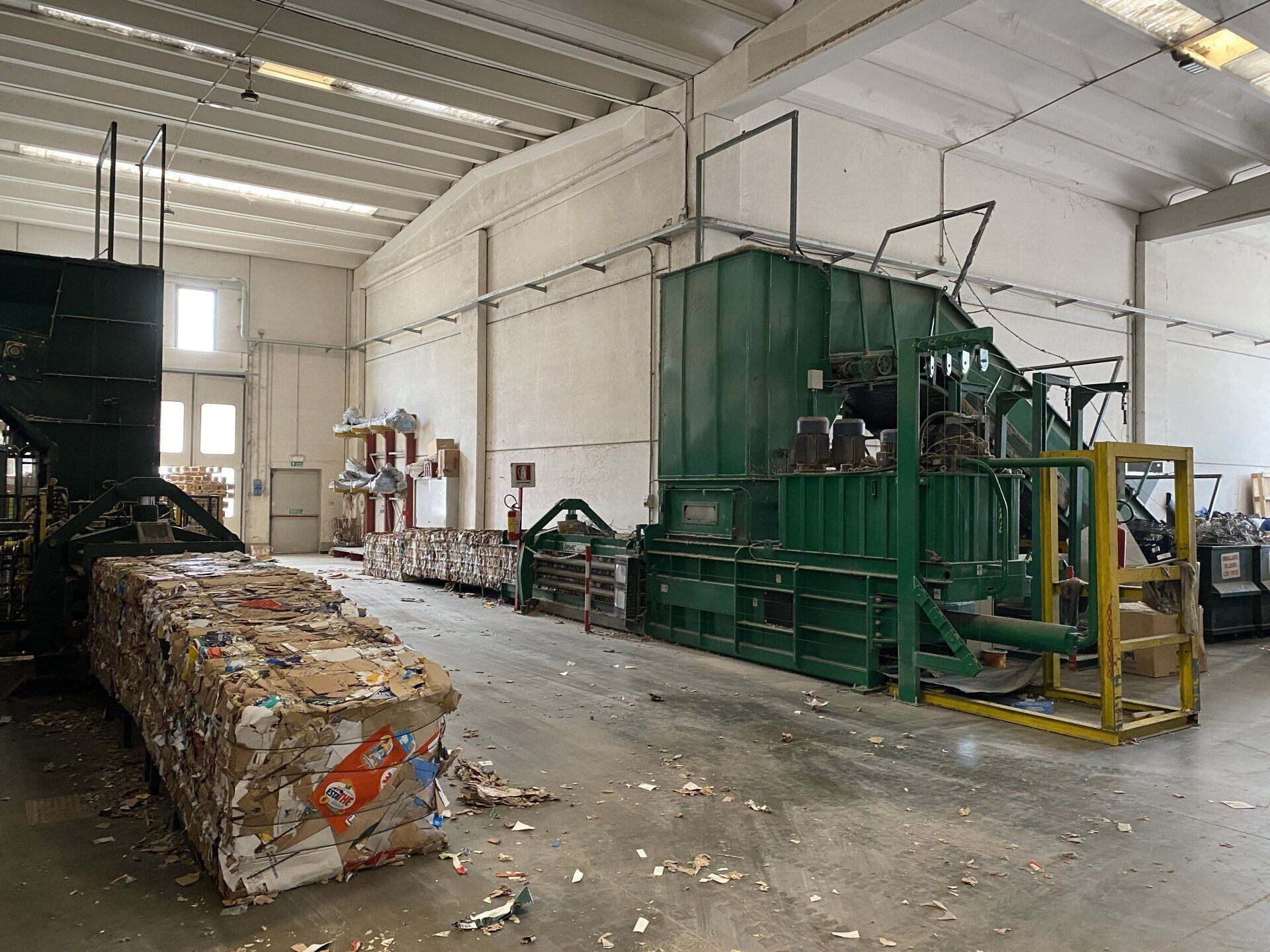 Pressatura materiali da recupero