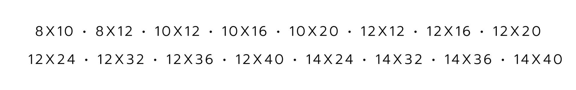 Shed Sizes