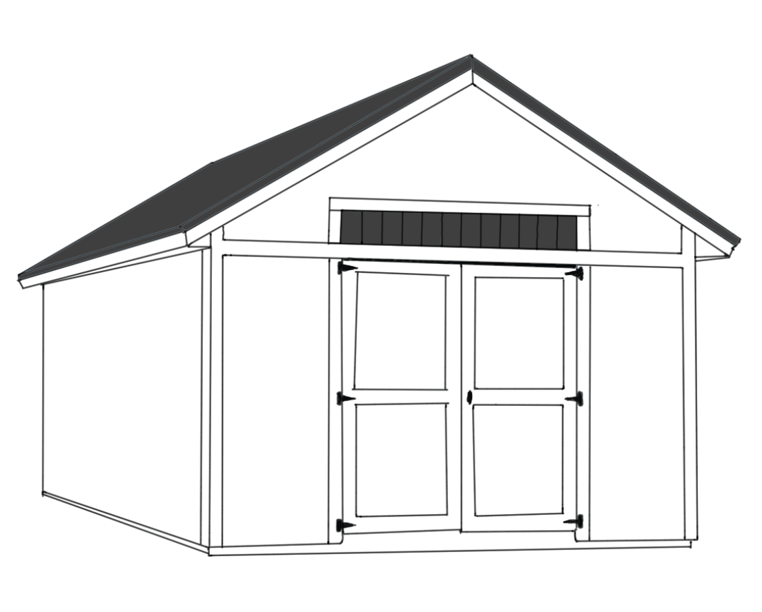 Deluxe Utility Shed