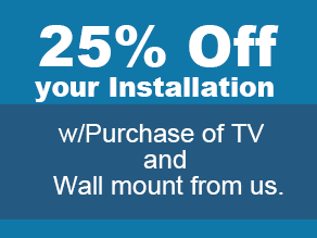 coupon installation of  tv