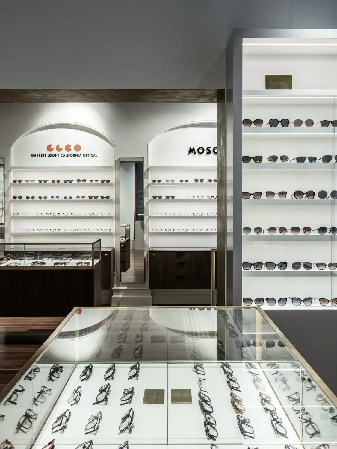 A store filled with lots of glasses and sunglasses on display.