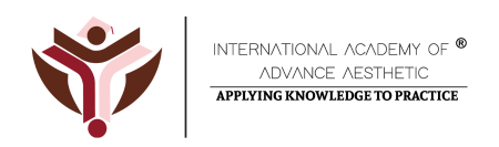 The logo for the international academy of advance aesthetic applying knowledge to practice.