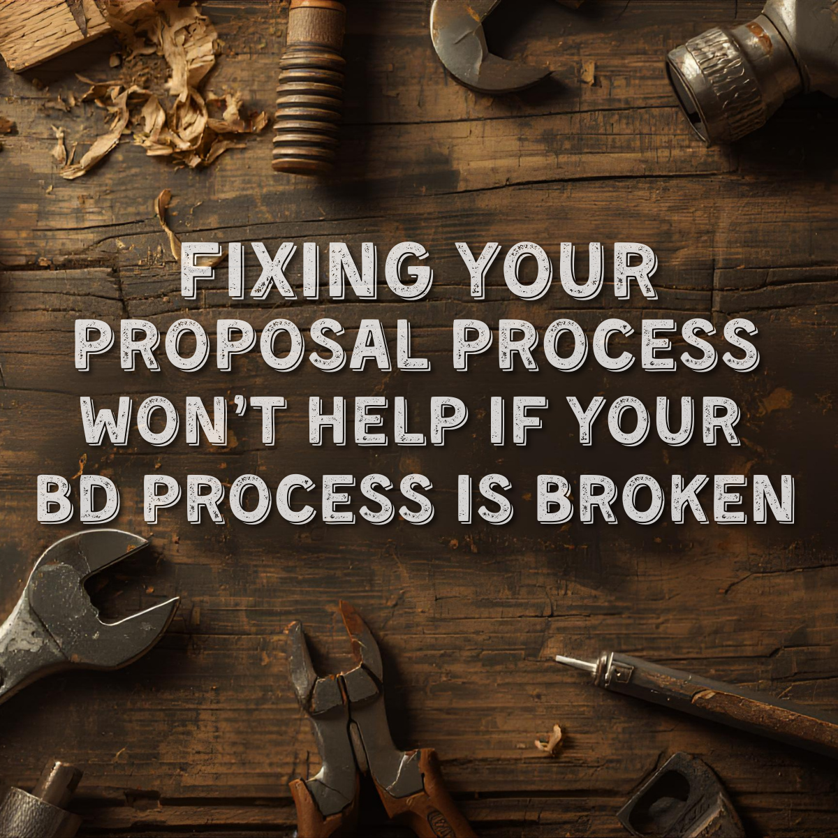 broken business development process 