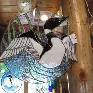 swan Stained glass— Custom Stained glass services in Sebago, ME