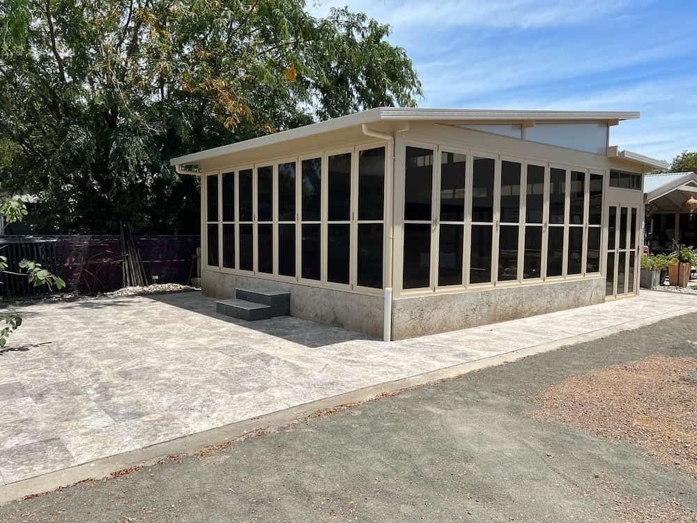 A Mobile Home with A Porch — Creative Spaces Landscaping in Dubbo, NSW