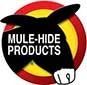 A logo for mule-hide products , a company that sells mule-hide products.