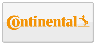 The continental logo is orange and white on a white background.