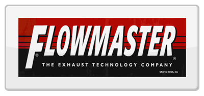 A flowmaster logo on a white background