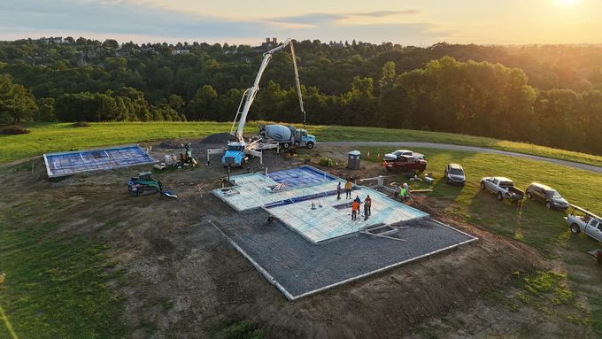 Custom home project pre-slab