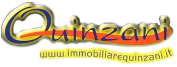 Un logo per quinzani è mostrato su uno sfondo bianco