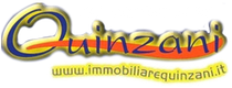 Un logo per quinzani è mostrato su uno sfondo bianco