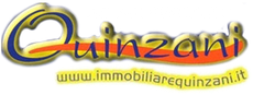 Un logo per quinzani è mostrato su uno sfondo bianco