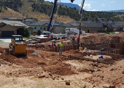 Builder — Building Foundation in Kanarraville, Utah