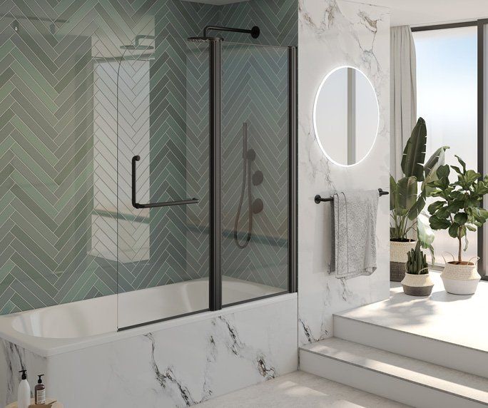 מקלחון זכוכית