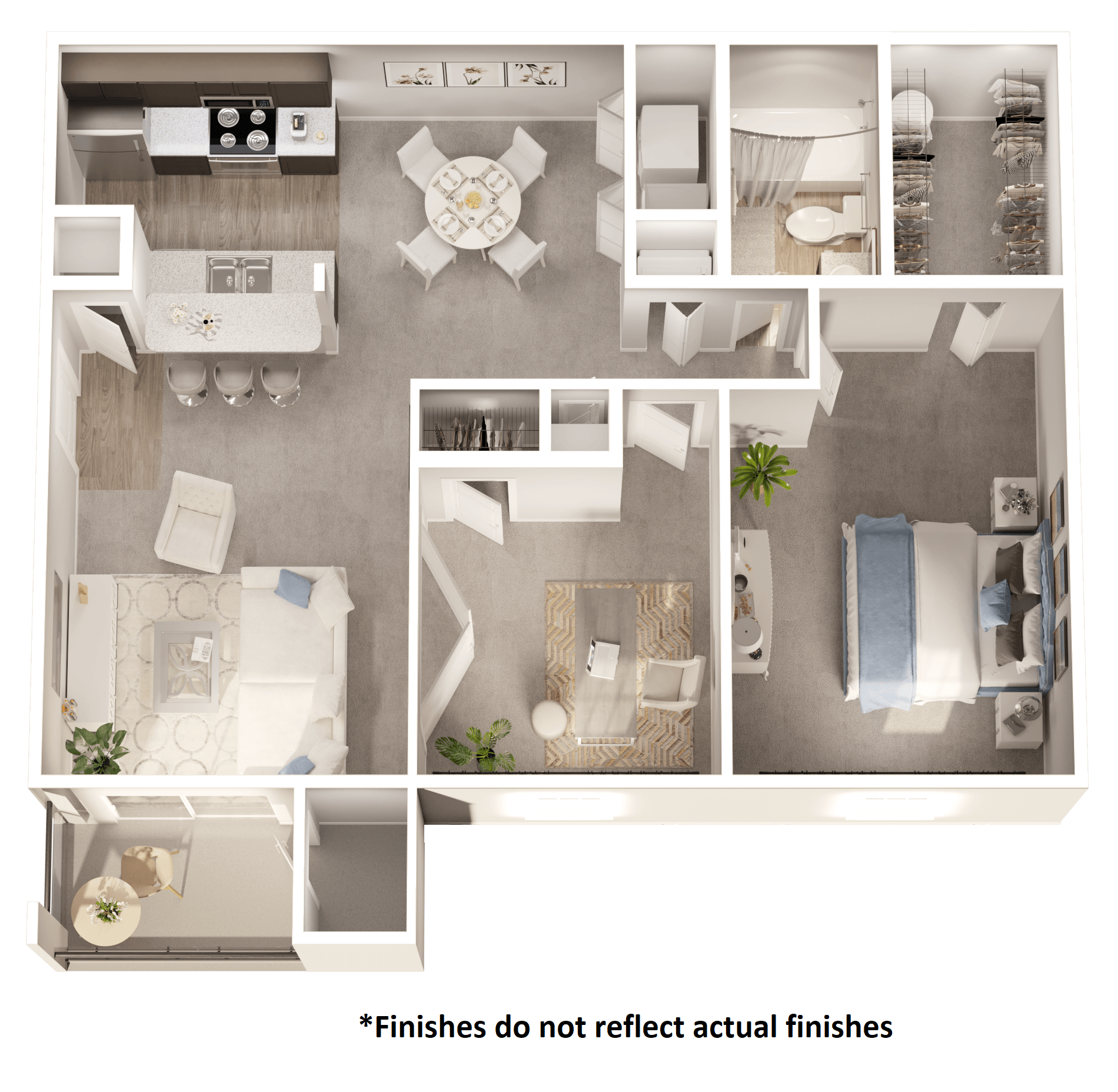 2 Bedroom | 1 Bath | 875 SF