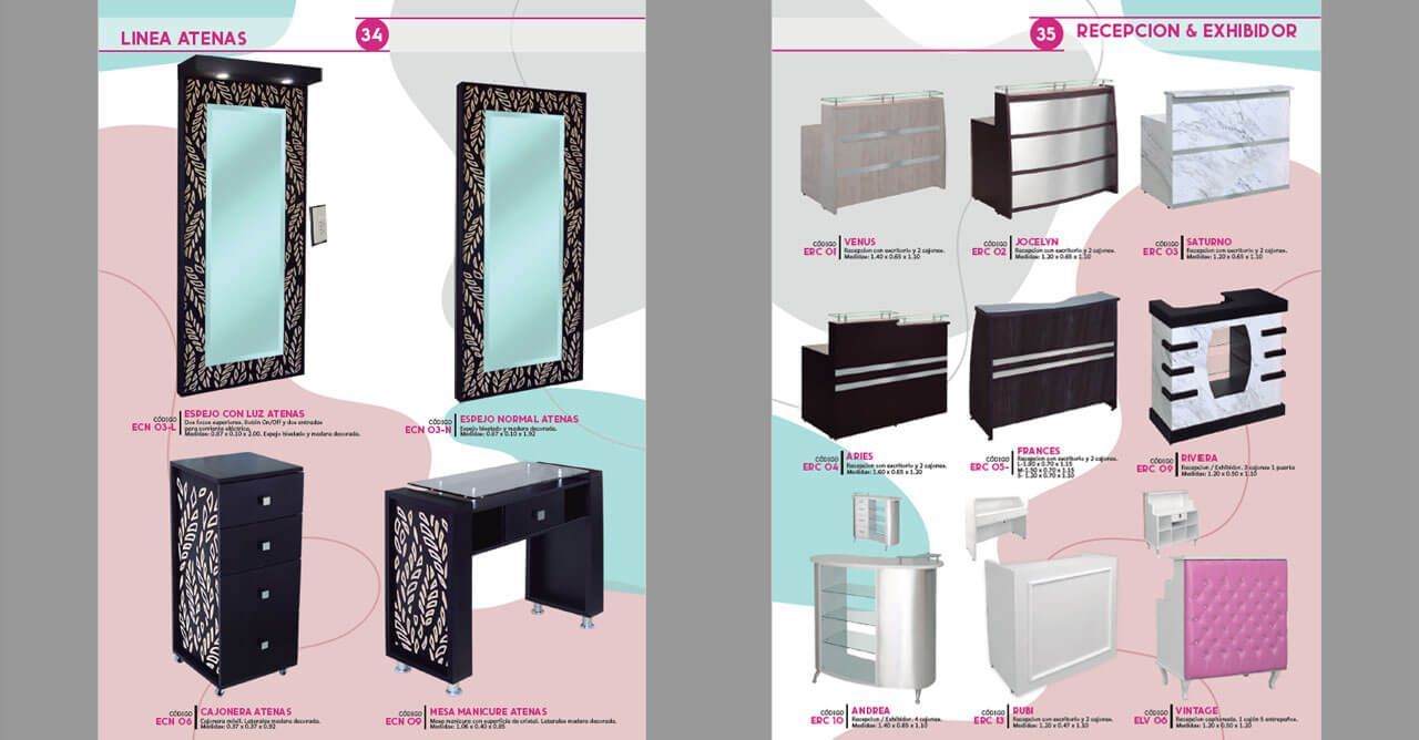 Una imagen de un espejo y una imagen de una cómoda.