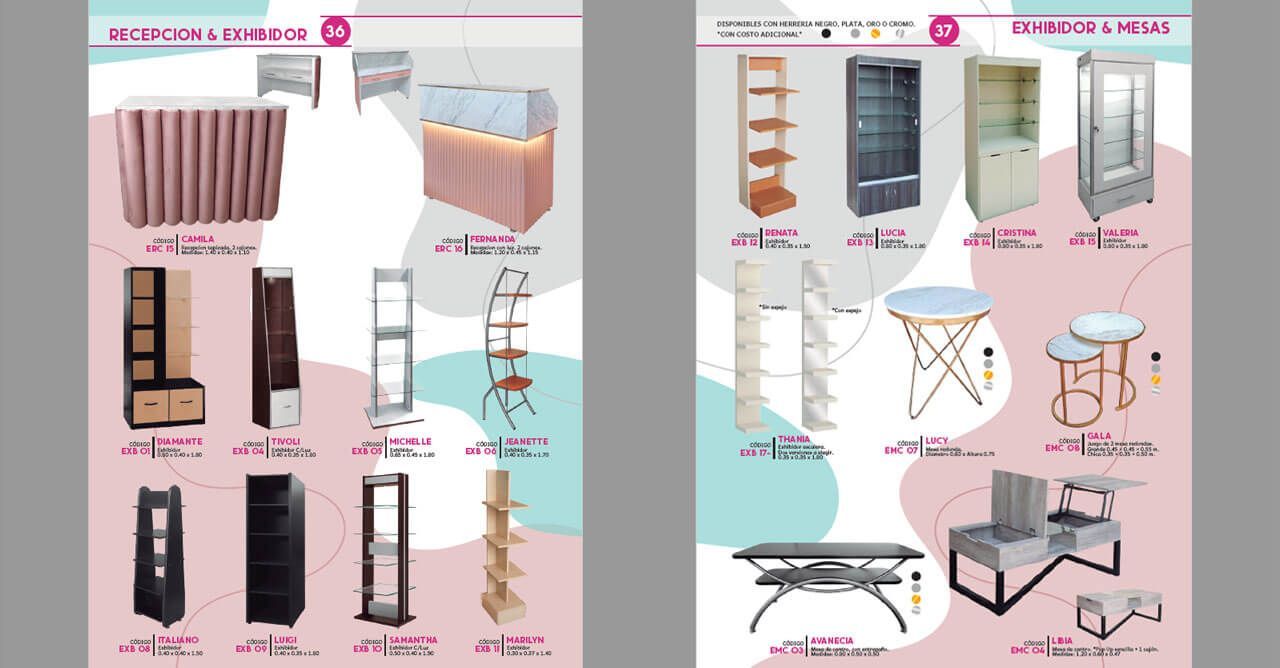 Hay muchos tipos diferentes de muebles en este anuncio.